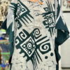 batik poncho blouse 48