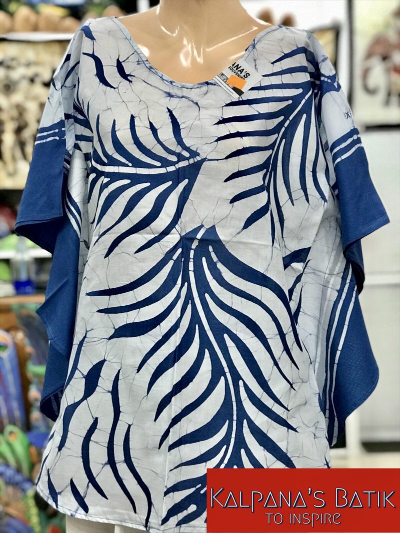 batik poncho blouse 79