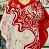 batik poncho blouse 17