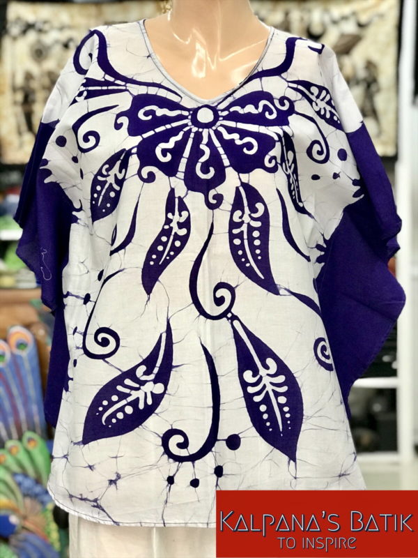 batik poncho blouse 02