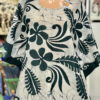 batik poncho blouse 46