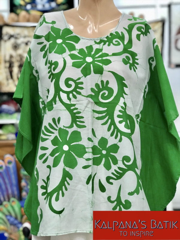 batik poncho blouse 66