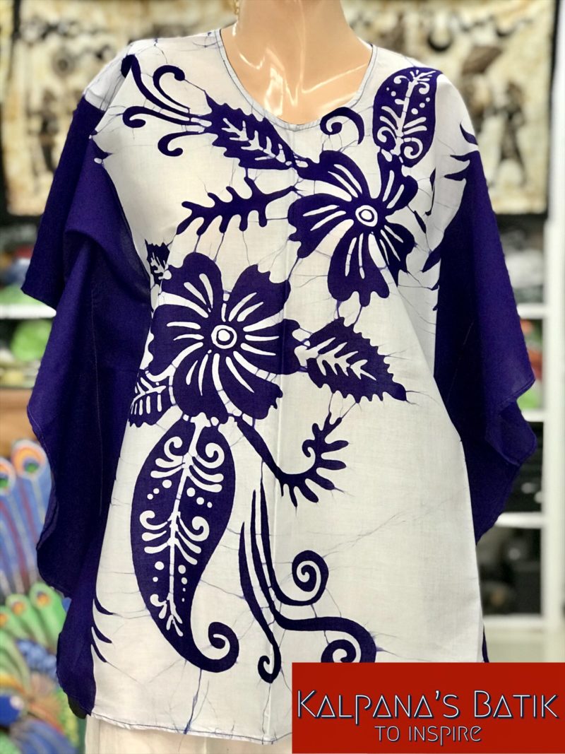 batik poncho blouse 03