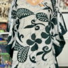 batik poncho blouse 35