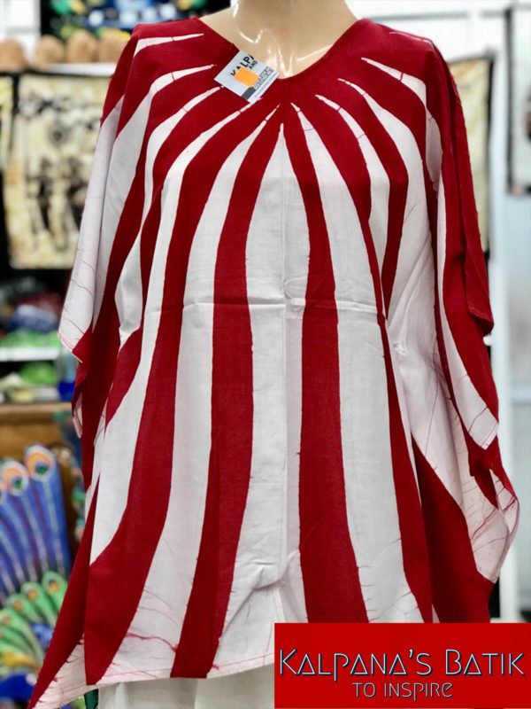 batik poncho blouse 98