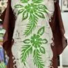 batik poncho blouse 71