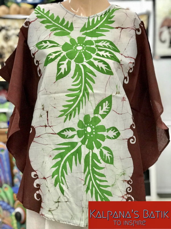 batik poncho blouse 71