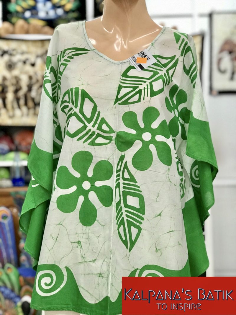 batik poncho blouse 63