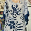 batik poncho blouse 76