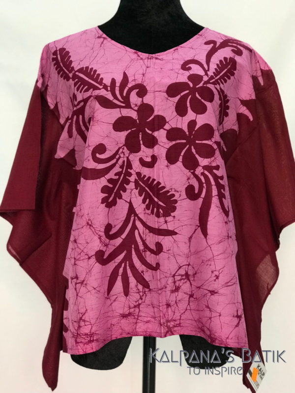 Batik poncho blouses 116