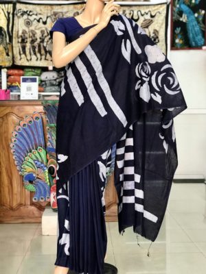 cotton batik saree 09