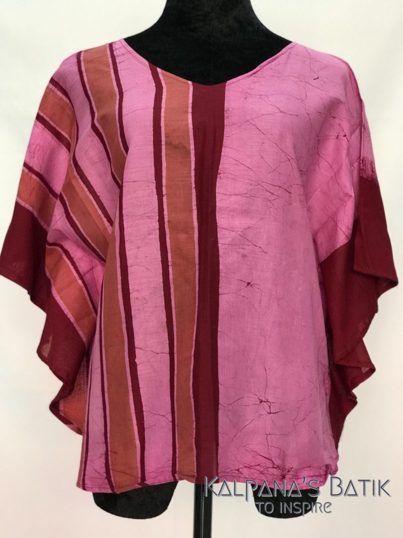 Batik poncho blouses 124