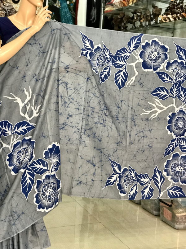 cotton batik saree 26