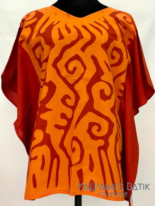 Batik poncho blouses 146
