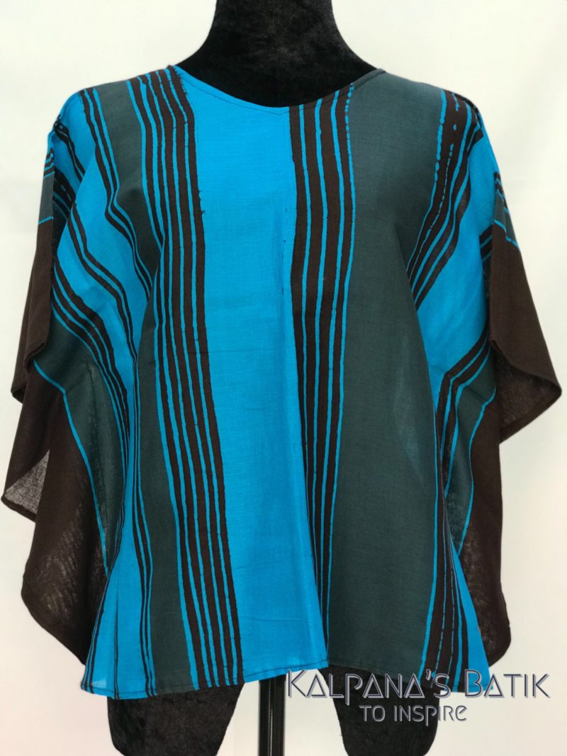 Batik poncho blouses 107