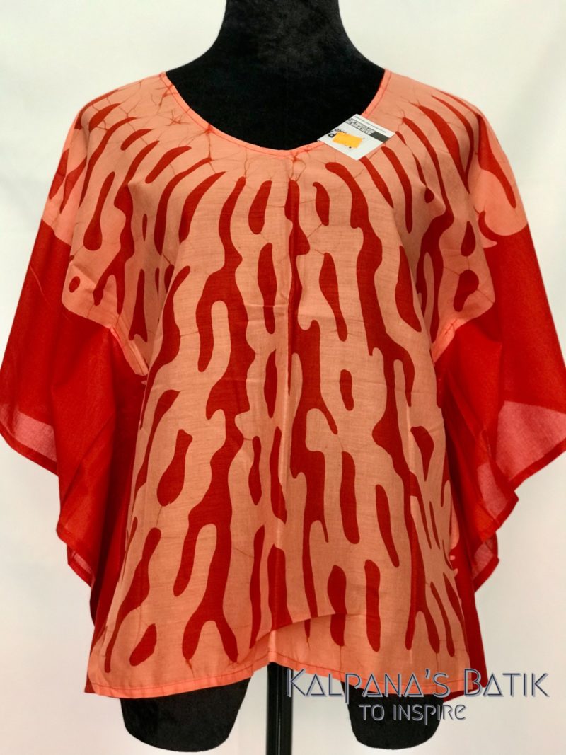 Batik poncho blouses 133