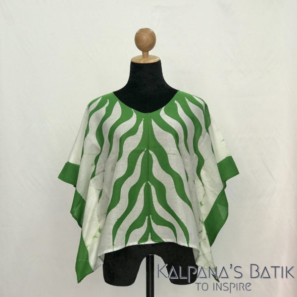 Batik poncho blouses 179