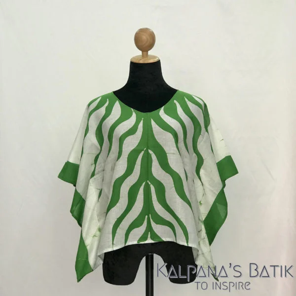 Batik poncho blouses 179