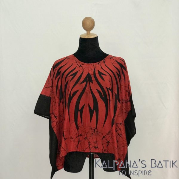 Batik poncho blouses 201