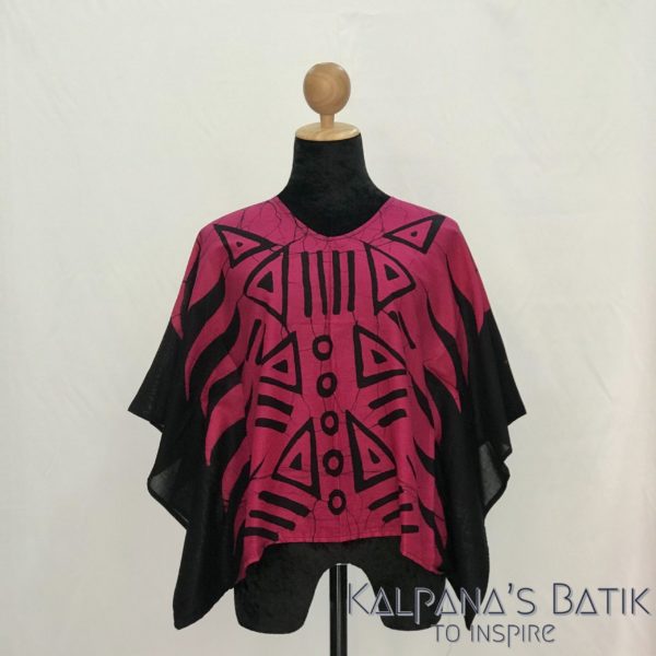Batik poncho blouses 213
