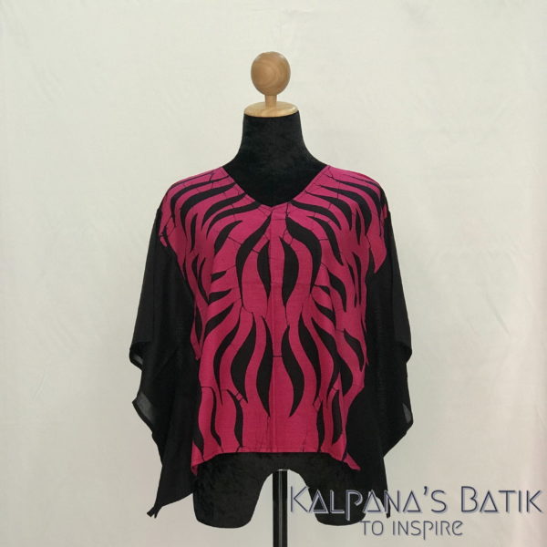 Batik poncho blouses 206