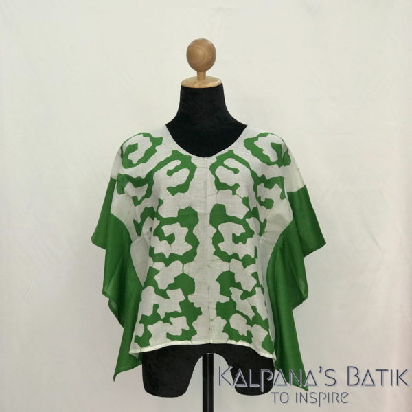 Batik poncho blouses 178