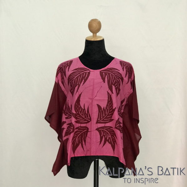 Batik poncho blouses 218