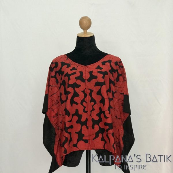 Batik poncho blouses 222
