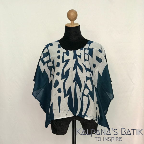 Batik poncho blouses 166