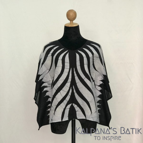 Batik poncho blouses 167