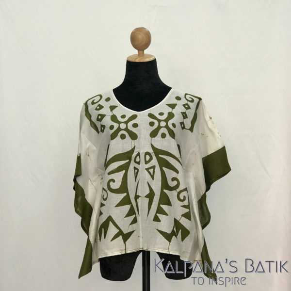 Batik poncho blouses 176