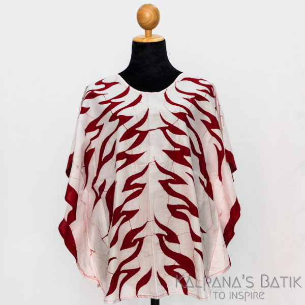 Batik poncho blouses-274