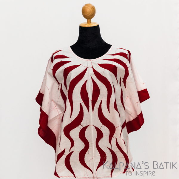 Batik poncho blouses-279