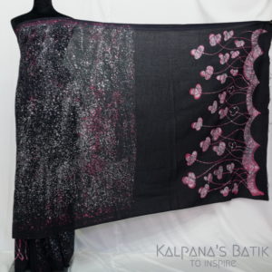 Cotton Batik Saree -68-1