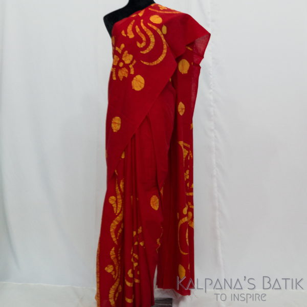 Cotton Batik Saree -69-1