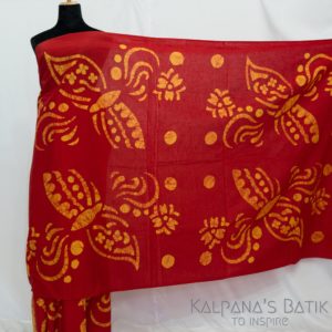 Cotton Batik Saree -69