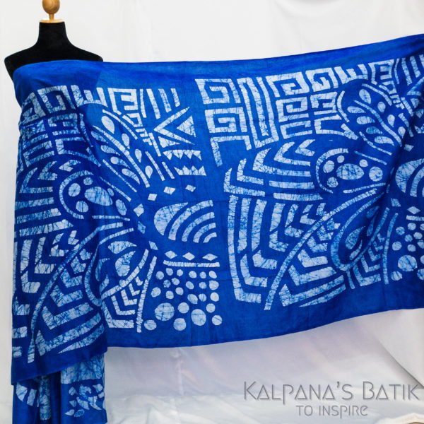 Cotton Batik Saree -71-1