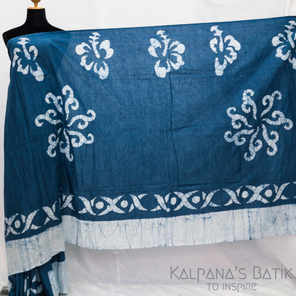 Cotton Batik Saree -72-1