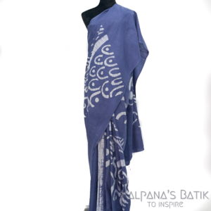 Cotton Batik Saree -91.1-1