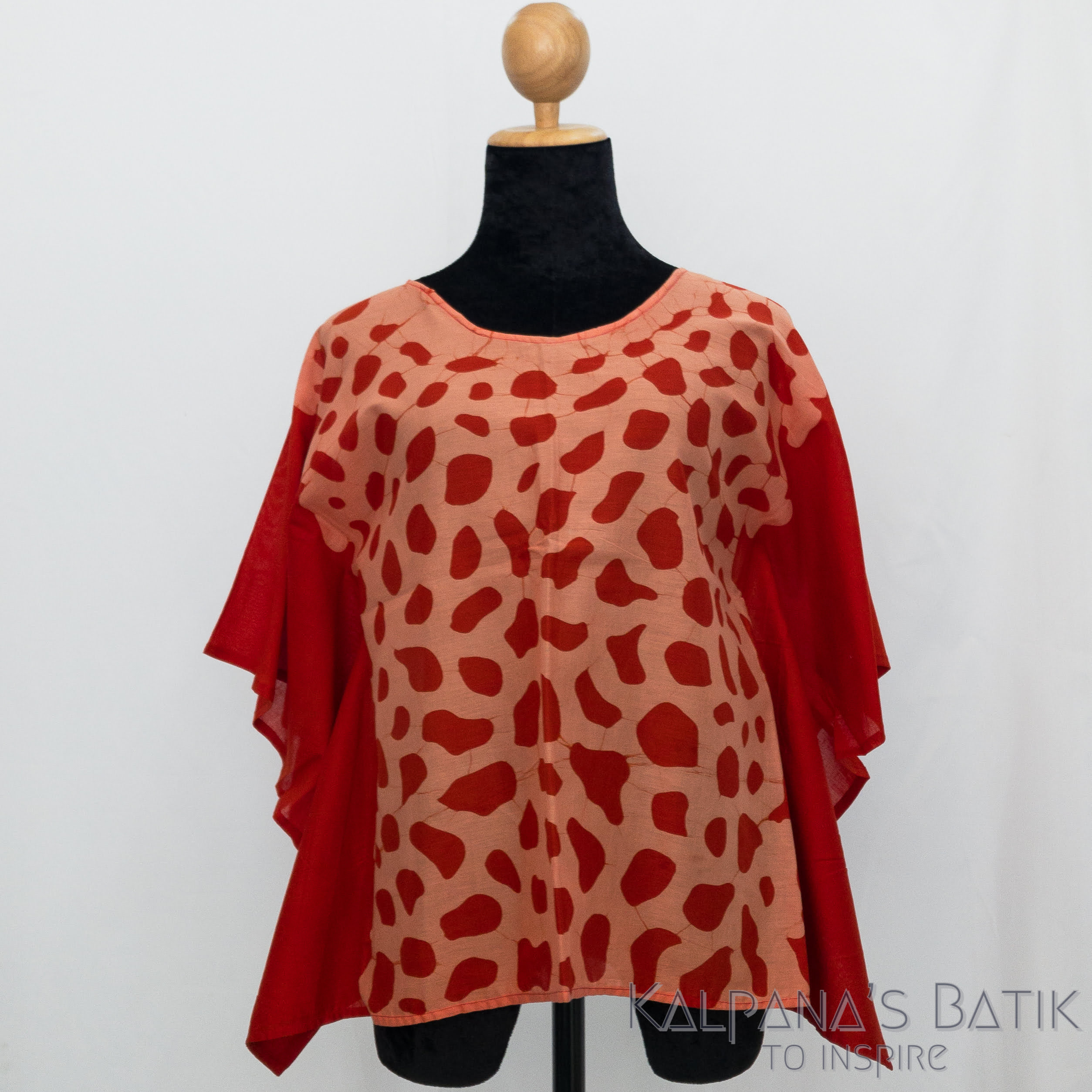 Buy Batik Crop-Top Poncho Blouse BPB130 Online