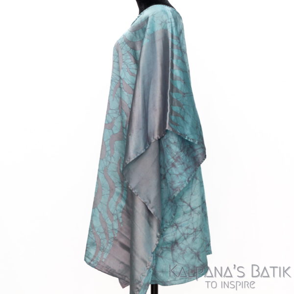Silk Batik Kaftan Dress BKD01