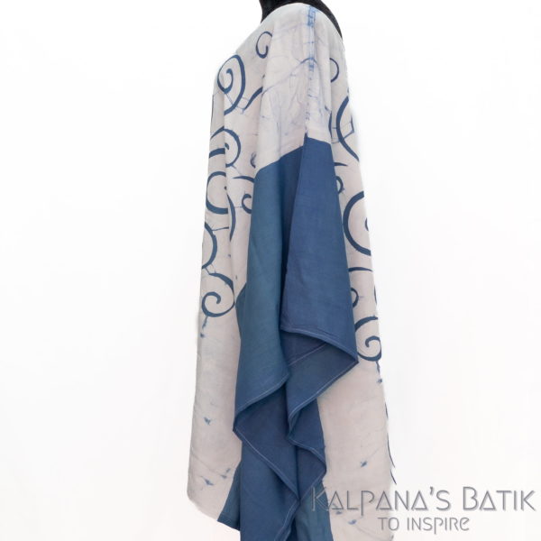 Rayon Batik Kaftan Dress BKD04