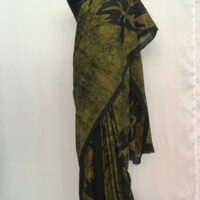 Cotton Batik Saree CBS40 - Image 2