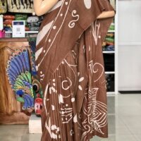 Cotton Batik Saree CBS11