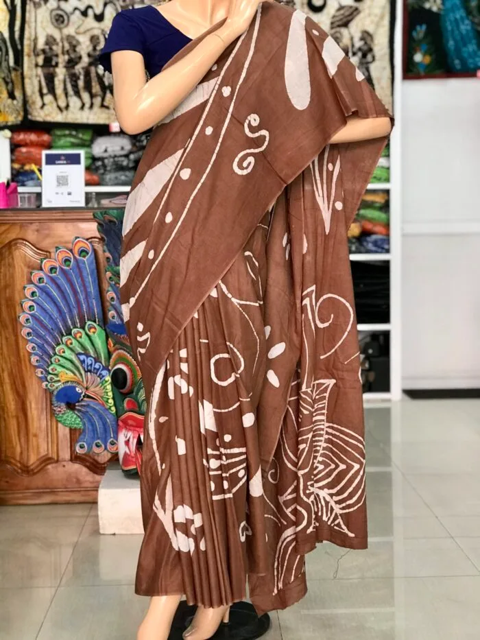 Cotton Batik Saree CBS11