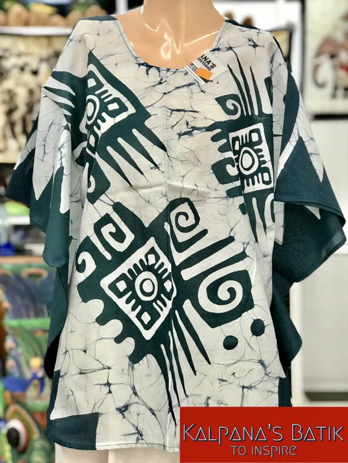 Batik Poncho Blouse BPB48