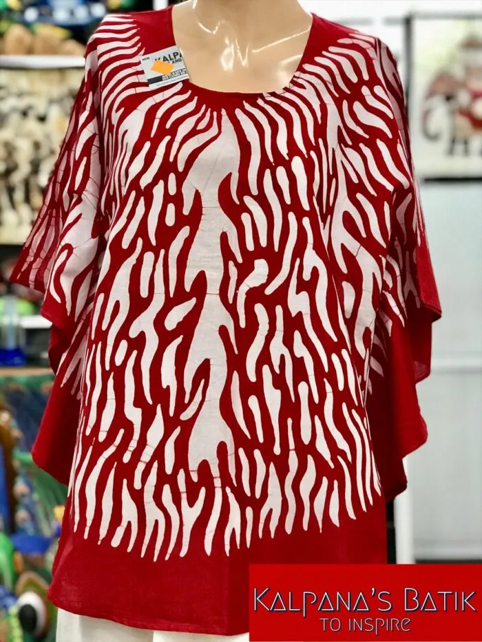 Batik Poncho Blouse BPB93