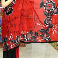 Cotton Batik Saree CBS01 - Image 2