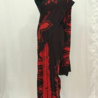 Cotton Batik Saree CBS57 - Image 2