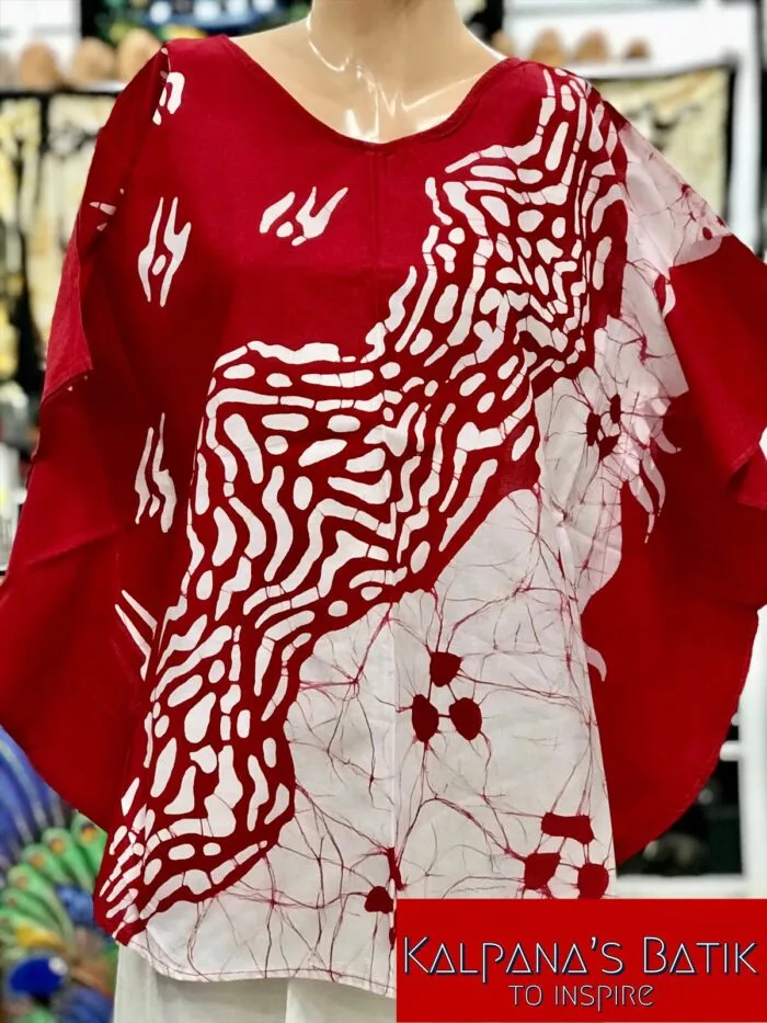 Batik Poncho Blouse BPB95